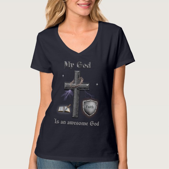T-shirt Écriture biblique (Devant)