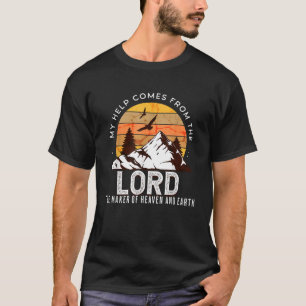 T-shirt Écriture biblique chrétienne pour les hommes Mon a