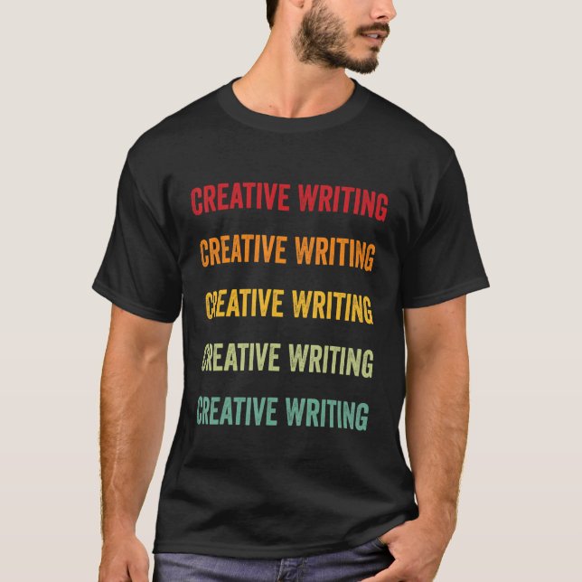 T-shirt Ecriture créative Hobbyiste en écriture créative R (Devant)