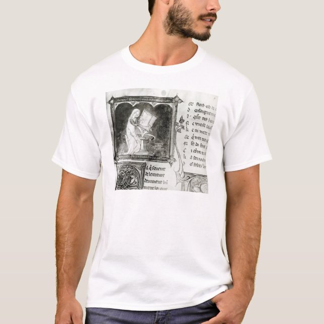 T-shirt Écriture de Marie De France (Devant)