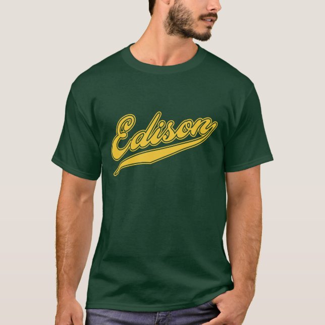 T-shirt Écriture Edison (Devant)