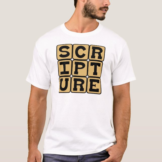 T-shirt Écriture, étude biblique (Devant)