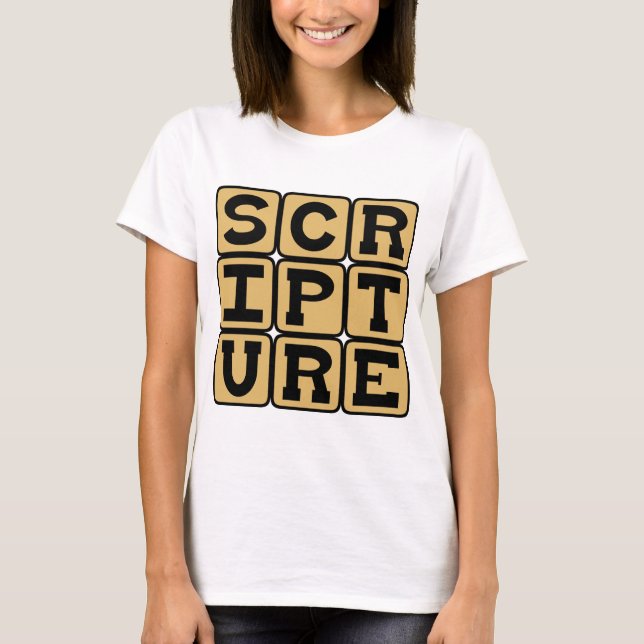 T-shirt Écriture, étude biblique (Devant)