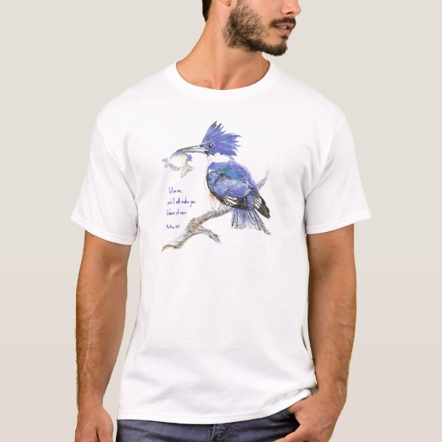 T-shirt Écriture, Pêcheurs d'hommes, Inspirationnel, Matth (Devant)