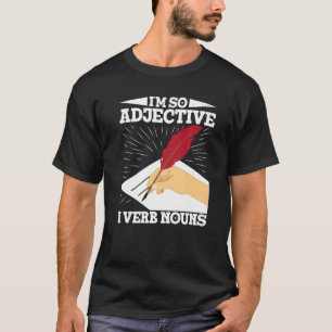 T-shirt Écriture Pour Auteurs Et Écrivains
