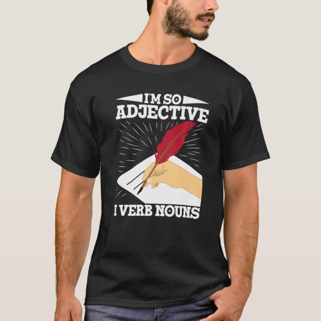 T-shirt Écriture Pour Auteurs Et Écrivains (Devant)