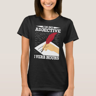 T-shirt Écriture Pour Auteurs Et Écrivains