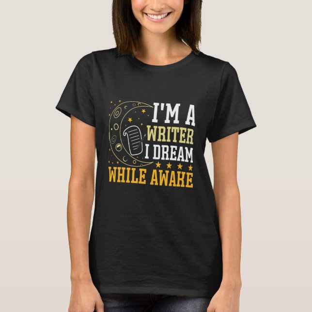 T-shirt Écriture Pour Auteurs Et Écrivains (Devant)