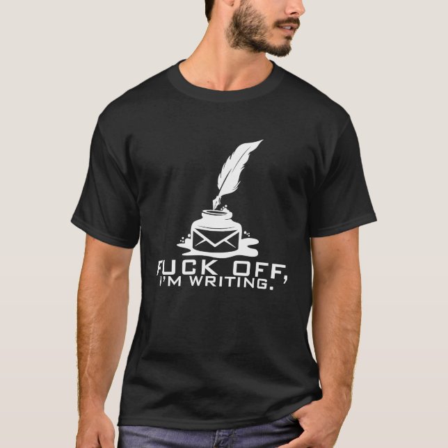 T-shirt Écriture pour les écrivains (Devant)