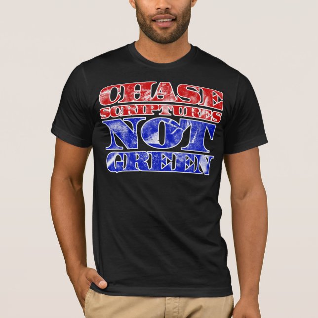 T-shirt Écritures saintes de chasse, non vertes (Devant)