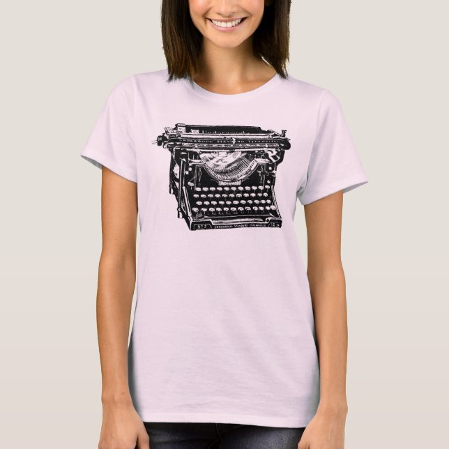 T-shirt Écrivain de type Underwood (Devant)