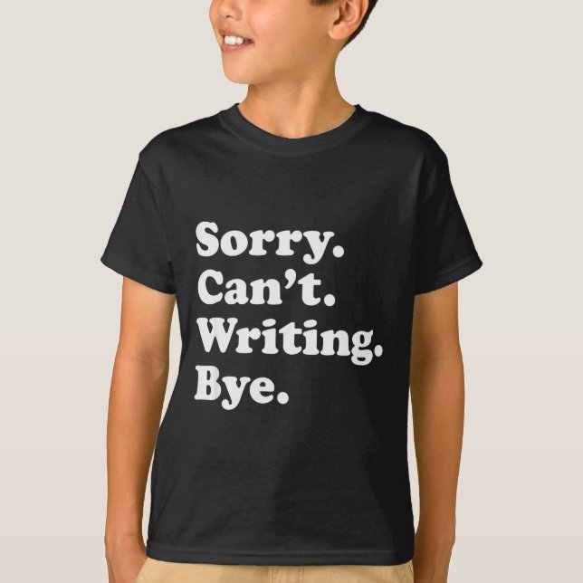 T-shirt Écrivain d'écriture drôle Cadeau Au pour hommes fe (Devant)