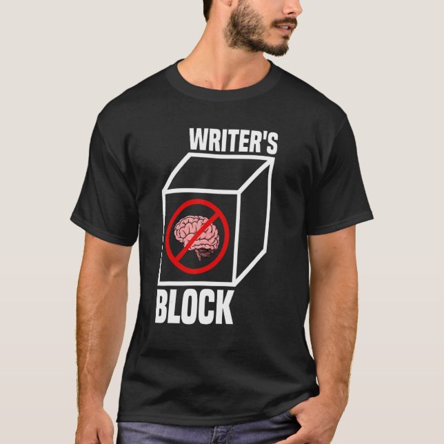 T-shirt Écrivain écrivain romancier rédacteur littéraire B (Devant)