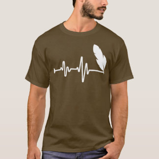 T-shirt Écrivain Heartbeat 1