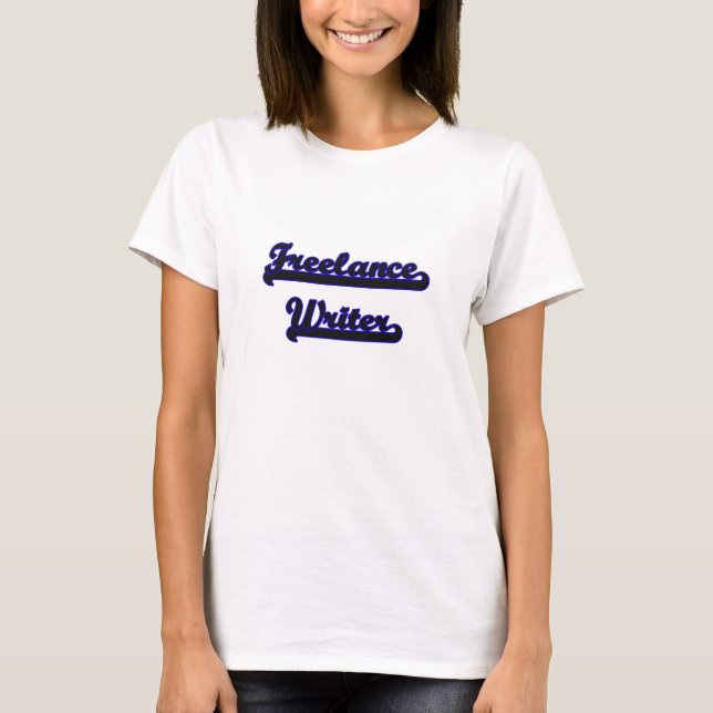 T-shirt Ecrivain indépendant Conception classique du trava (Devant)