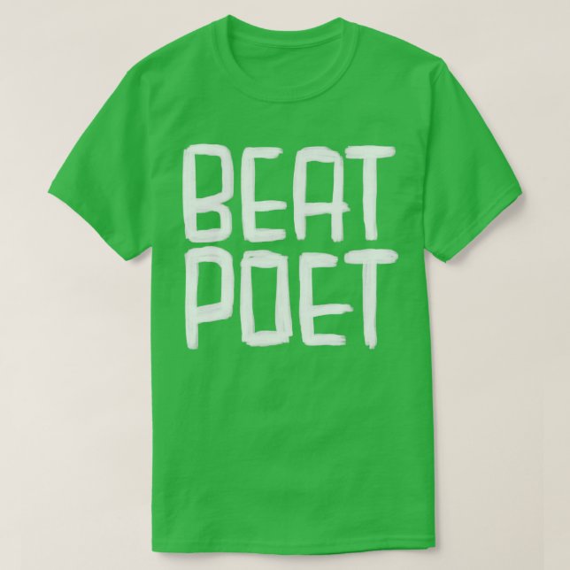 T-shirt Écrivain Littérature Beat Poet (Design devant)