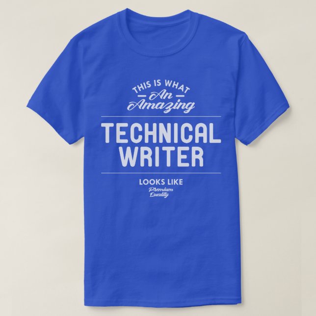 T-shirt Écrivain technique C'est ce qu'une technique extra (Design devant)