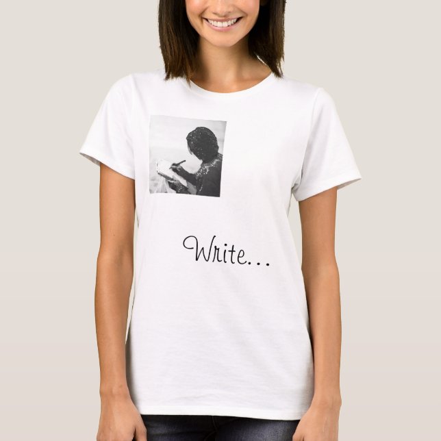 T-shirt Écrivez… (Devant)