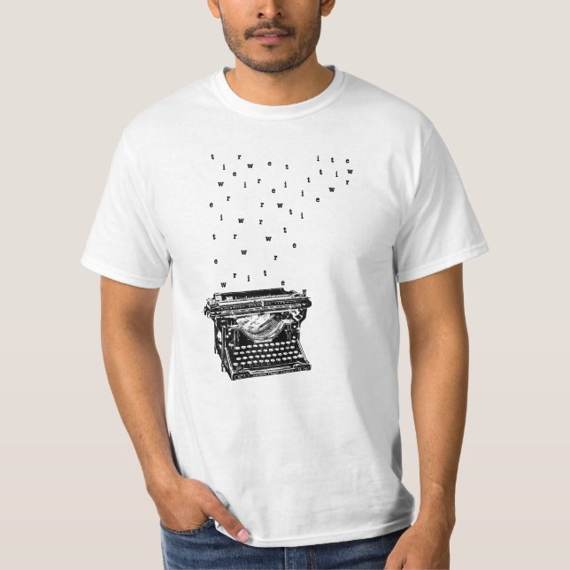 T-shirt Écrivez la pièce en t (Devant)