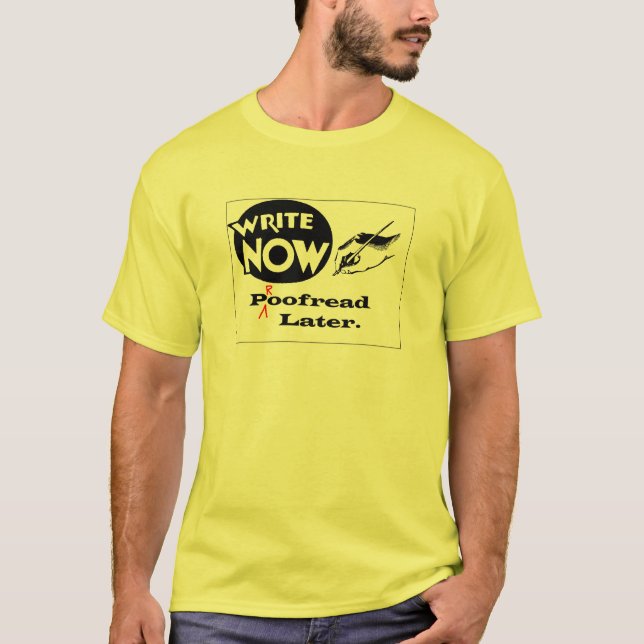 T-shirt Écrivez maintenant - corrigé sur épreuves plus (Devant)