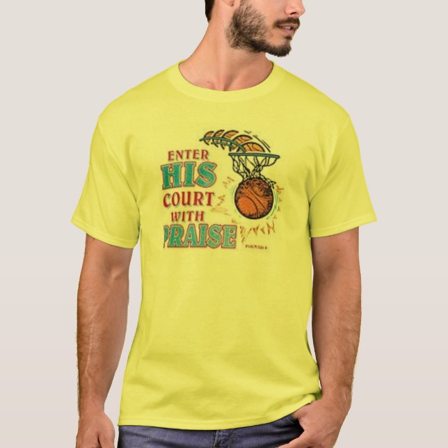 T-shirt écrivez ses cours w/praise (Devant)