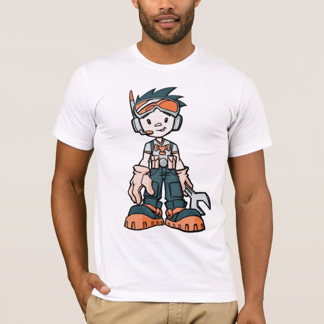 T-shirt Ecrou-papillon de Wyatt (Devant)
