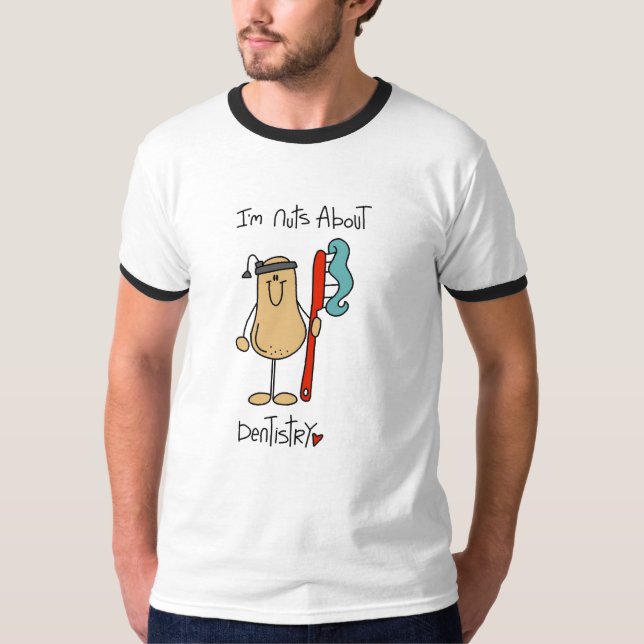 T-shirt Écrous au sujet de l'art dentaire (Devant)