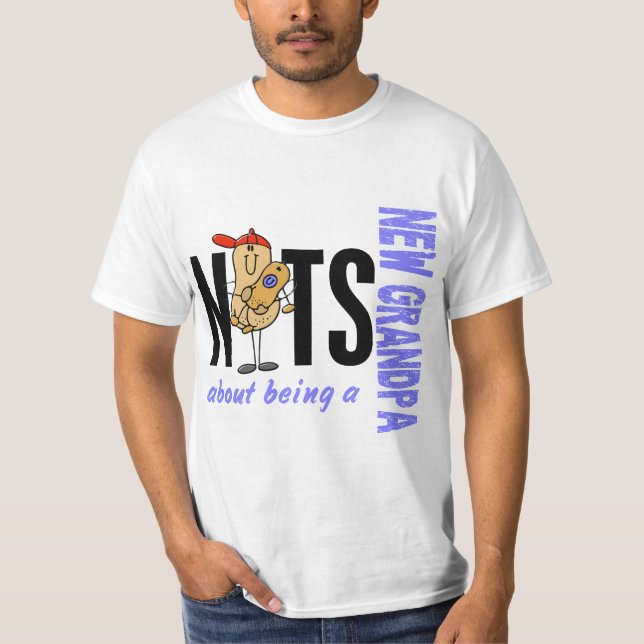 T-shirt Écrous au sujet d'être un nouveau bleu du (Devant)