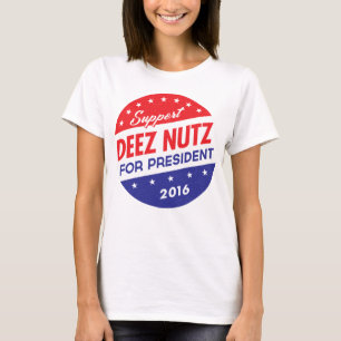 T-shirt Écrous de Deez pour le président