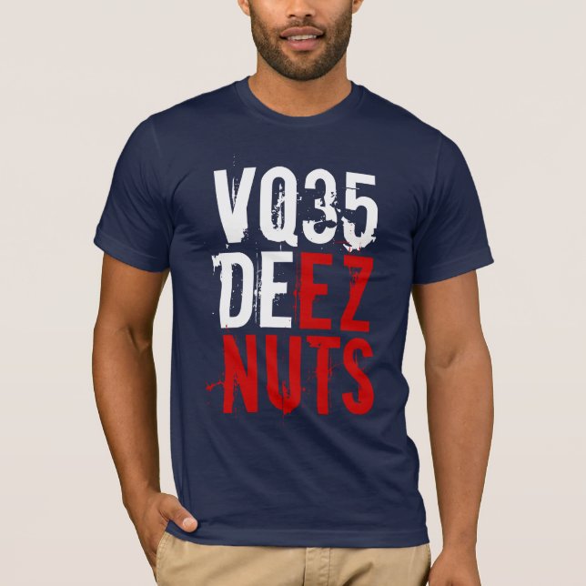 T-shirt ÉCROUS de VQ35 DEEZ (rouges/blanc) (Devant)