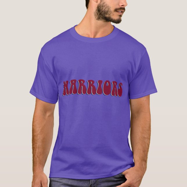 T-shirt ECSU Eastern Connecticut State University Warriors (Devant)
