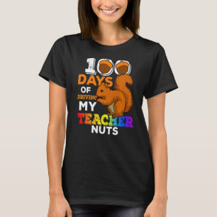 T-shirt Écureuil 100 jours de conduite Mon enseignant noix