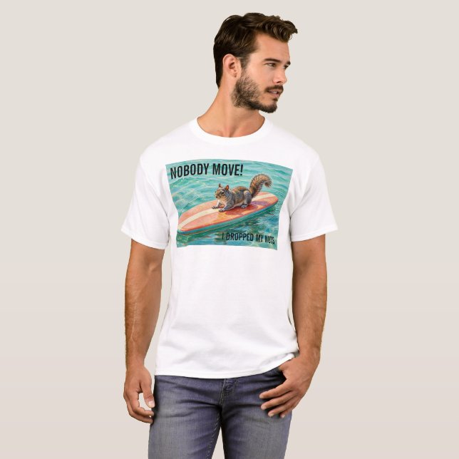 T-shirt Écureuil a perdu des noix  (Devant entier)
