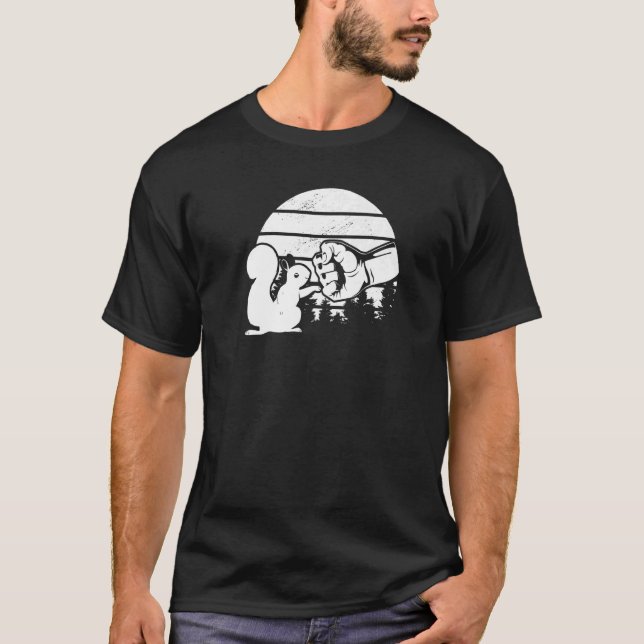 T-shirt Écureuil à poings croisés (Devant)