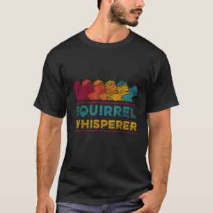 T-shirt Écureuil amateur d'écureuil vintage chuchoteur d'é