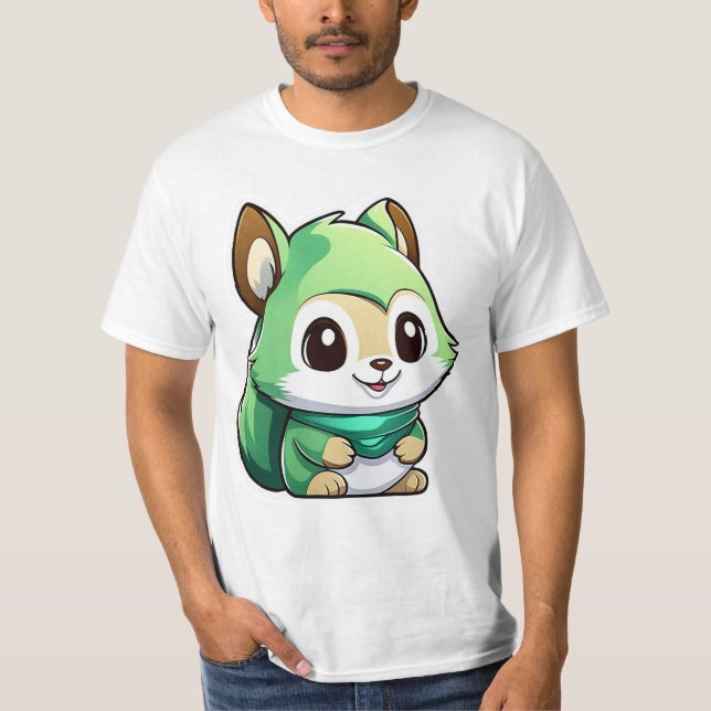 T-shirt Écureuil animal adorable (Devant)