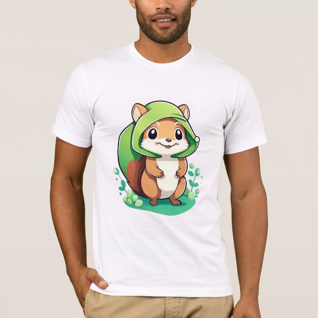 T-shirt Écureuil animal adorable (Devant)