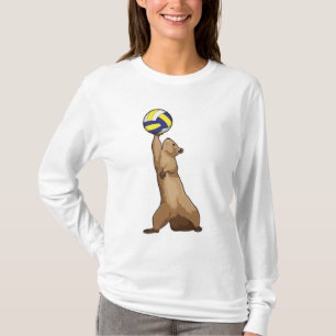 T-shirt Écureuil avec volleyball