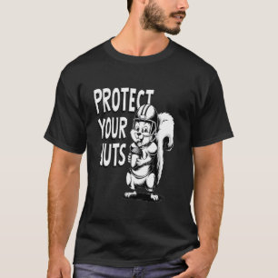 T-shirt Écureuil Baseball Catcher Protégez Vos Noix Drôle