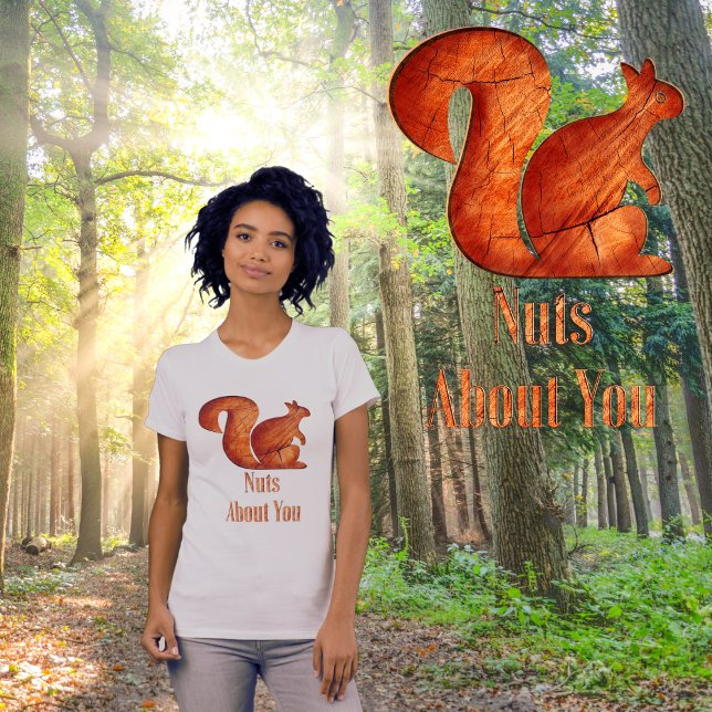 T-shirt Écureuil - bois - écureuil fou de vous (Créateur téléchargé)