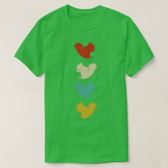 T-shirt Écureuil-cadeau Amoureux des animaux forestier (Design devant)