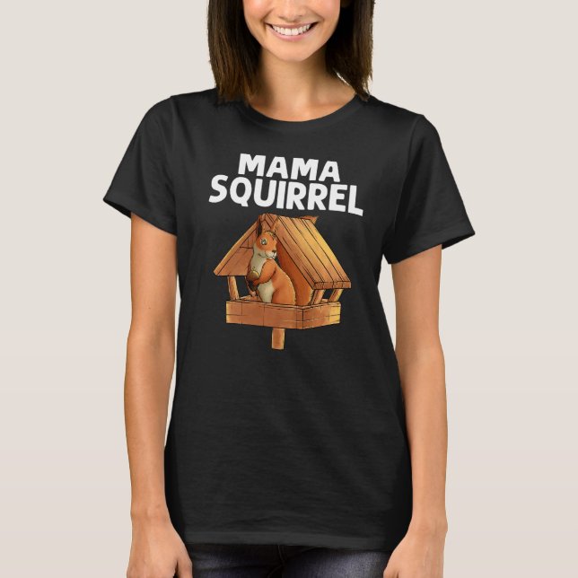 T-shirt Écureuil cool Pour Femmes Maman Chipmunk Zookeeper (Devant)