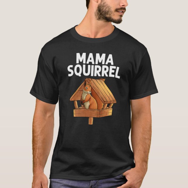 T-shirt Écureuil cool Pour Femmes Maman Chipmunk Zookeeper (Devant)