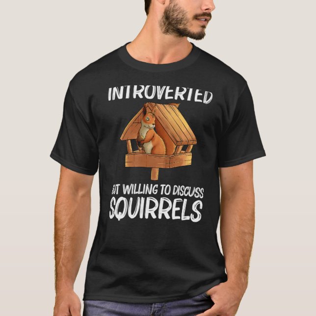 T-shirt Écureuil cool Pour Hommes Femmes Chipmunk Zookeepe (Devant)