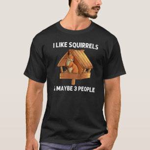 T-shirt Écureuil cool Pour Hommes Femmes Chipmunk Zookeepe