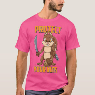 T-shirt Écureuil cool Protégez vos noix Chasseurs d'écureu