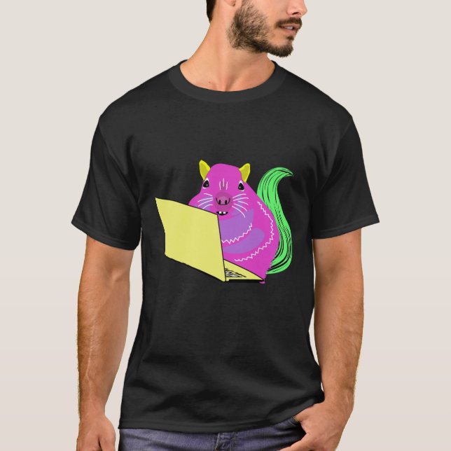 T-shirt Écureuil coquin #177 (Devant)