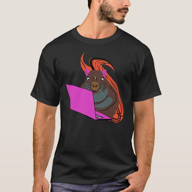 T-shirt Écureuil coquin #181 (Devant)