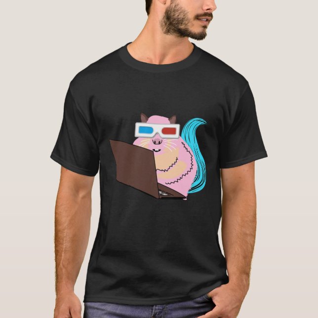 T-shirt Écureuil coquin #225 (Devant)