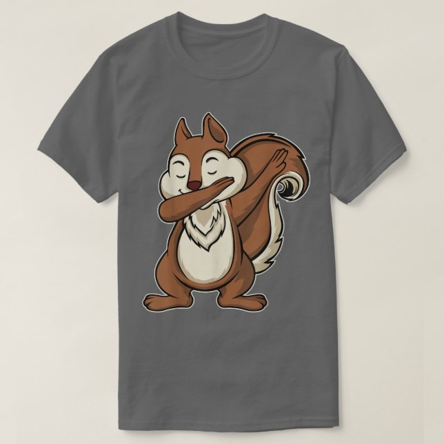 T-shirt Écureuil Dabbing Dabbing (Design devant)